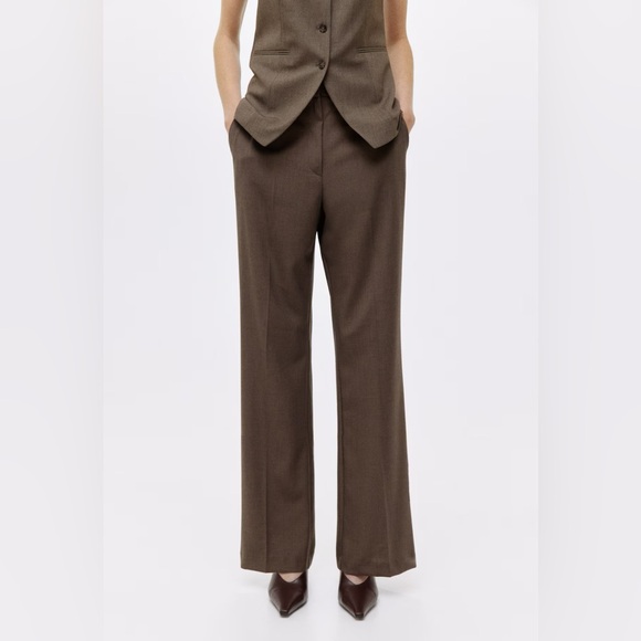 H&M Pants - New H&M trouser pants brown dress pants sz 14 with pockets